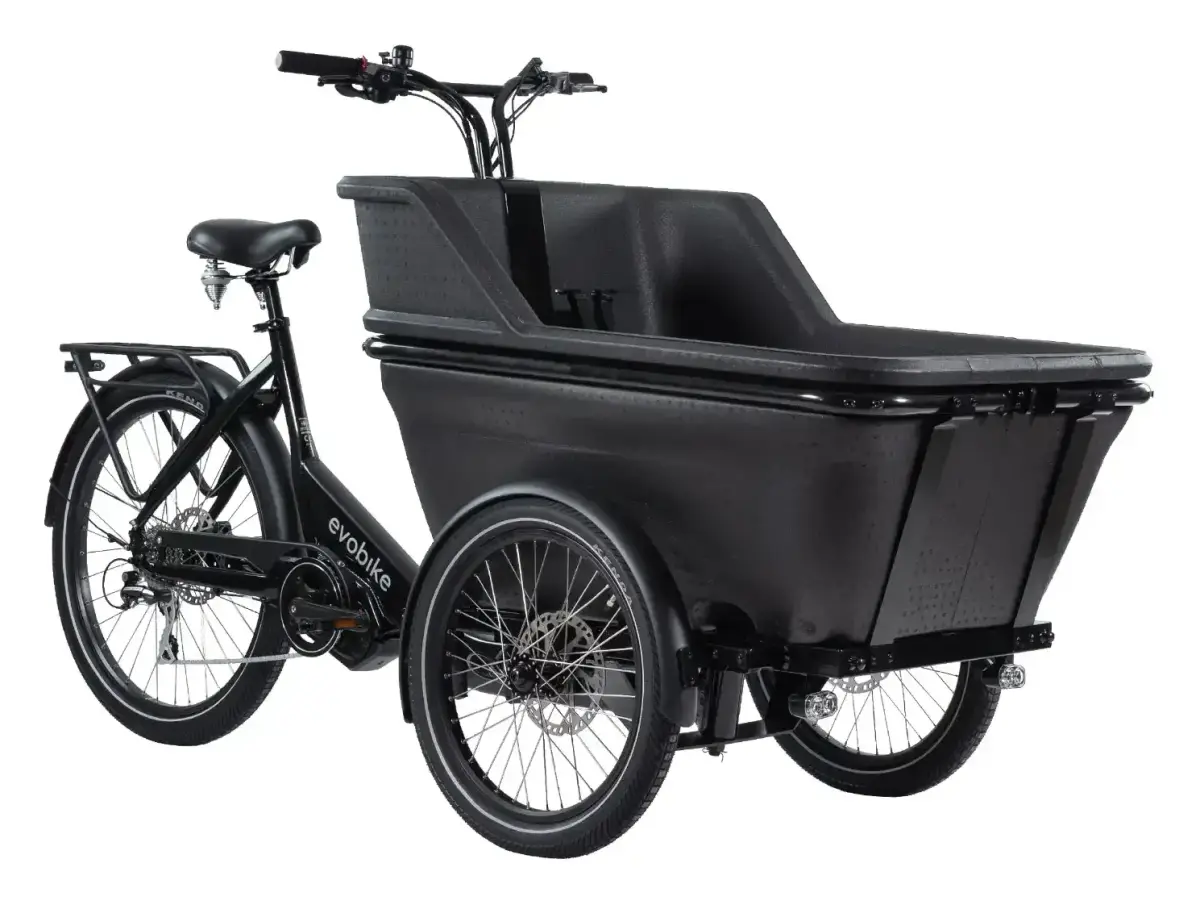 Evobike Cargo Premium Mid-Drive lådcykel produktbild