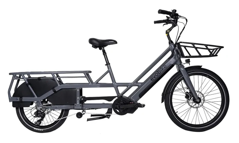 Evobike Longtail Mid-Drive lådcykel produktbild