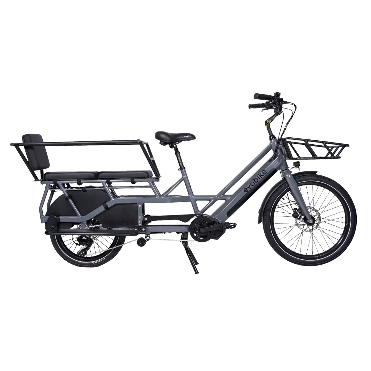 Evobike Longtail Mid-Drive recension